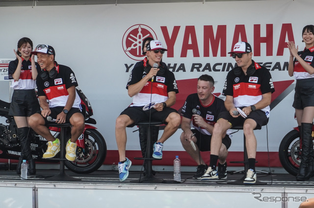#21 YAMAHA RACING TEAM 選手によるトークショー（鈴鹿8耐2025）《写真撮影 宮崎壮人》