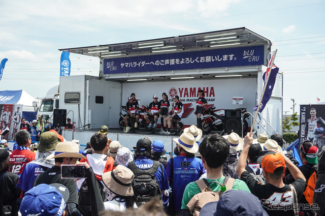 #21 YAMAHA RACING TEAM 選手によるトークショー（鈴鹿8耐2025）《写真撮影 宮崎壮人》