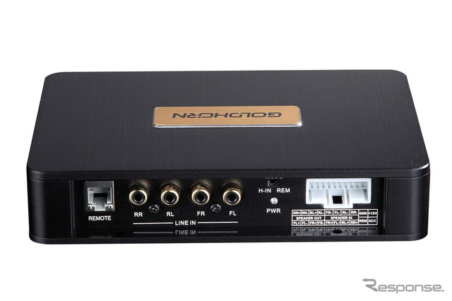 パワーアンプ内蔵DSPの一例（ゴールドホルン・DSPA 406）。Photo by イース・コーポレーション