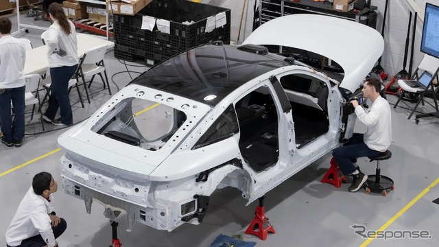 ソニー・ホンダモビリティ『AFEELA 1』の量産試作を開始《写真提供 ソニー・ホンダモビリティ》