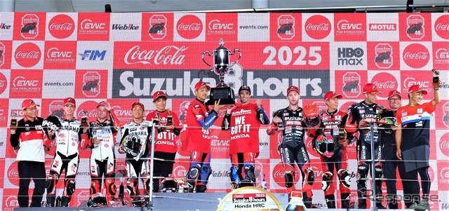「鈴鹿8耐2025」ブリヂストンタイヤ装着チームが18連覇《写真提供 ブリヂストン》
