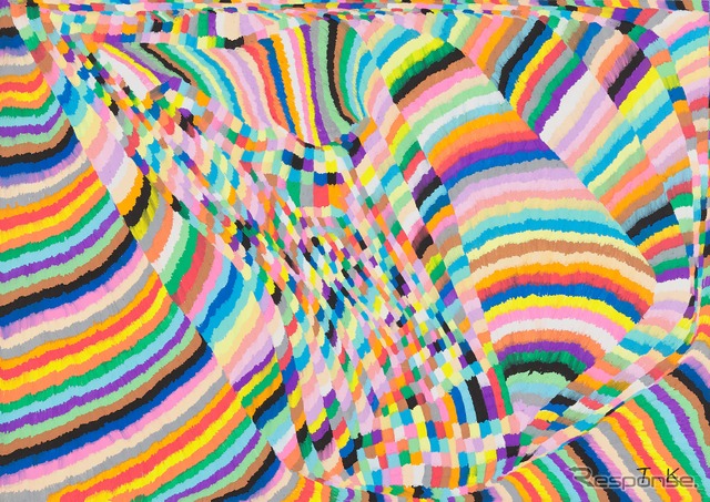 作品名:はばたく《写真提供 ヘラルボニー》