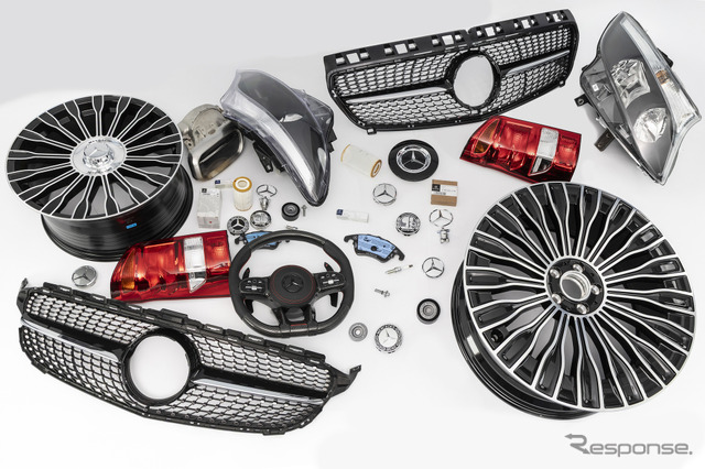 メルセデスベンツの偽造品《photo by Mercedes-Benz》