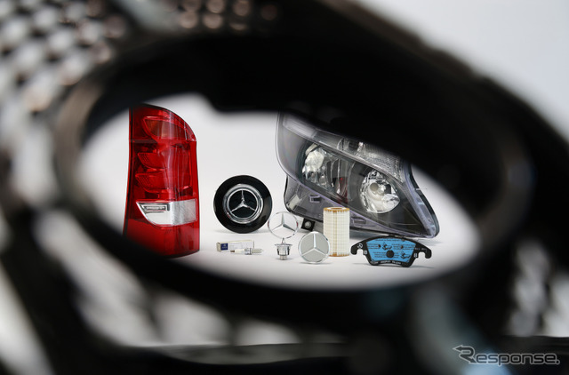 メルセデスベンツの偽造品《photo by Mercedes-Benz》