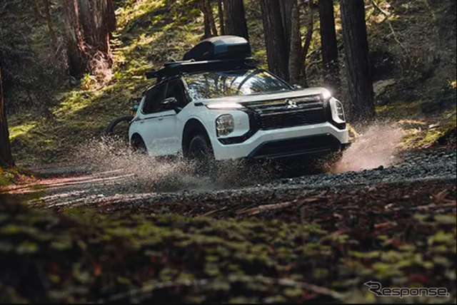 三菱『アウトランダー』の「トレイルエディション」《photo by mitsubishi motors》