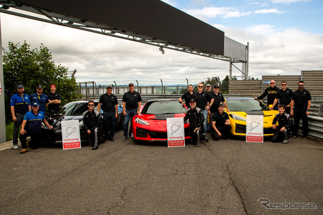 コルベットZ06、ZR1、ZR1Xが独ニュルブルクリンク北コースで新記録《photo by Chevrolet》
