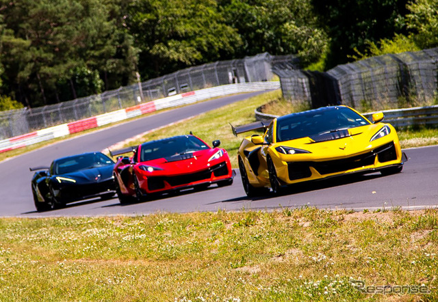 コルベットZ06、ZR1、ZR1Xが独ニュルブルクリンク北コースで新記録《photo by Chevrolet》