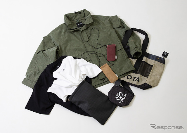 「つつむ」をテーマにしたTOYOTA UPCYCLE POP UP 第2弾《写真提供 アーバンリサーチ》