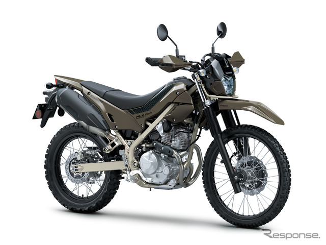 カワサキ KLX230シェルパS（ミディアムクラウディグレー）《写真提供 カワサキモータースジャパン》