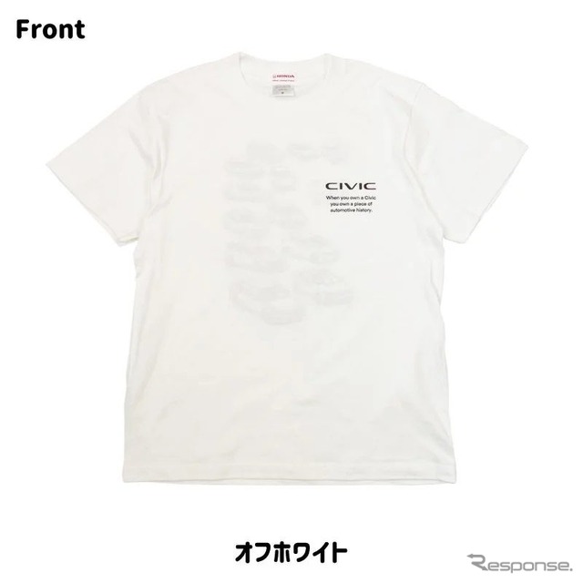 CIVIC ヒストリーTシャツ《写真提供 フェイス》