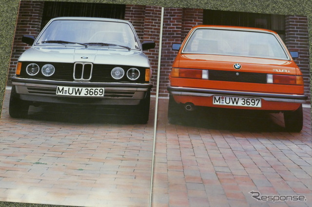 BMW 3シリーズ(初代・E21)当時のカタログ《カタログ写真撮影 島﨑七生人》