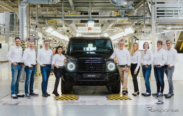 メルセデスベンツ『Gクラス』が生産60万台達成。EV「G580 with EQテクノロジー」がラインオフ《photo by Mercedes-Benz》