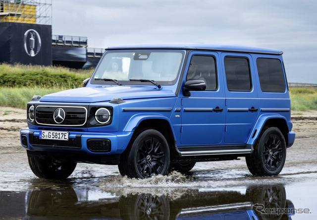 メルセデスベンツGクラスのEV「G580 with EQテクノロジー」《photo by Mercedes-Benz》