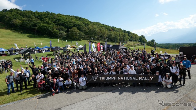 「TRIUMPH NATIONAL RALLY(TNR)」《写真提供 トライアンフモーターサイクルズジャパン》