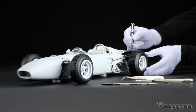 ホンダF1初勝利マシン「RA272」の8分の1スケールモデル《photo by Honda》