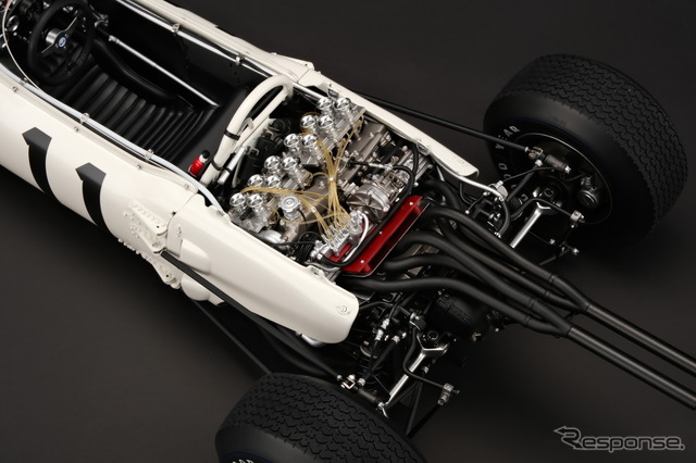 ホンダF1初勝利マシン「RA272」の8分の1スケールモデル《photo by Honda》