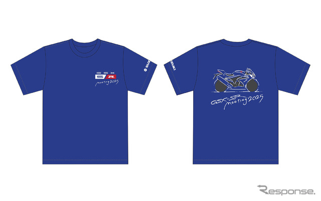 GSX-S/R ミーティング2025 オリジナルTシャツ《写真提供 スズキ二輪》