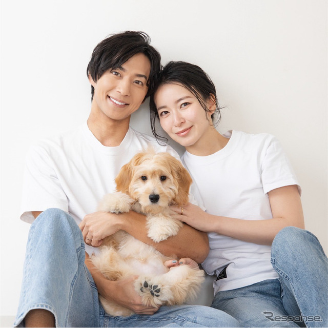 3代目バチェラーで実業家の友永真也さんと、バチェラー・ジャパン シーズン3出演者で奥様の岩間恵さん《写真提供 EBIグループ》