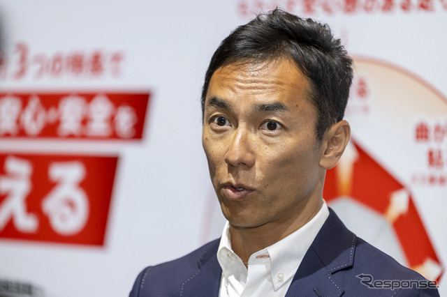 レーシングドライバー 佐藤琢磨選手《写真撮影　山内潤也》