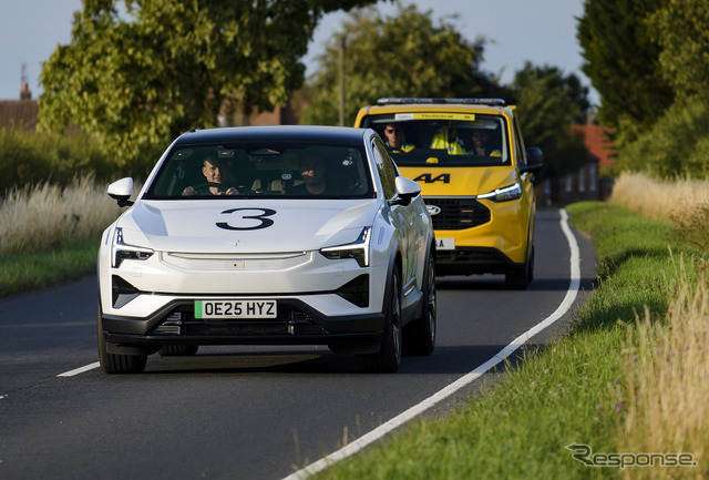 『ポールスター3』が、電動SUVの単一充電走行距離でギネス世界記録を樹立《photo by Polestar》