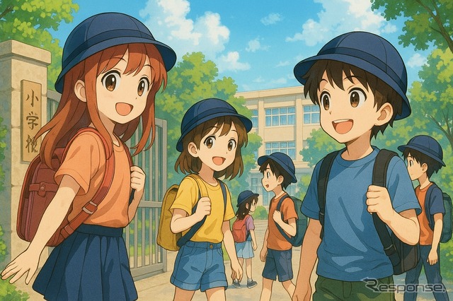 通学路(イメージ)《画像作成 編集部》
