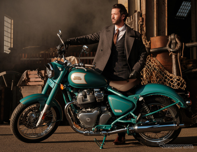 ロイヤルエンフィールド New CLASSIC 650 Teal（ティール）《写真提供 ピーシーアイ》