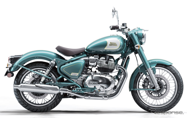 ロイヤルエンフィールド New CLASSIC 650 Teal（ティール）《写真提供 ピーシーアイ》