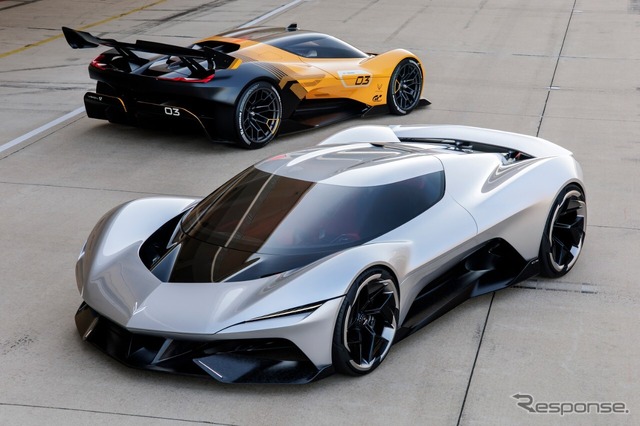 シボレー「コルベットCX」とコルベット「CX.R Vision Gran Turismo」《photo by Chevrolet》