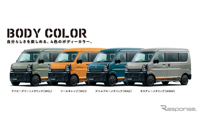 スズキ エブリイ Jリミテッド《写真提供 スズキ》