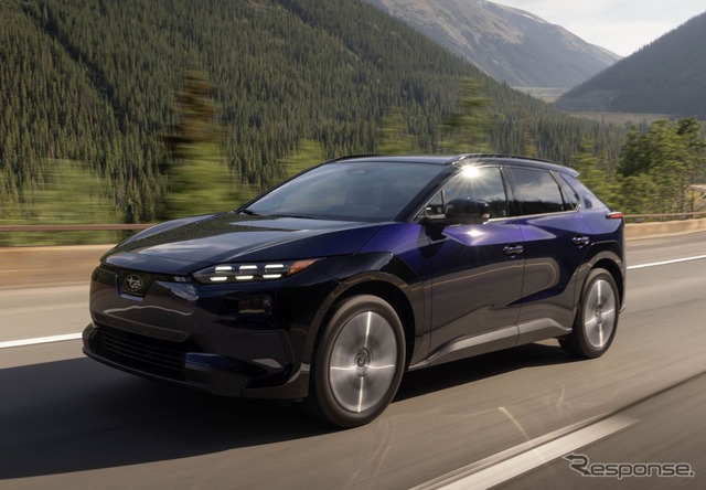 スバル『ソルテラ』改良新型は表情一新、338馬力の「XT」新設定今秋