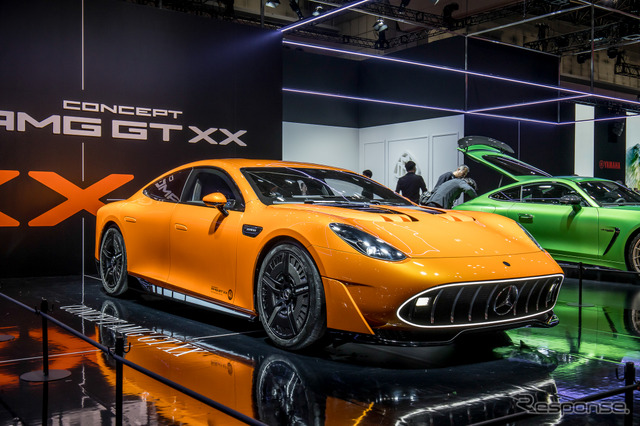 5分で400km分を充電！ メルセデス、未来の4ドアスポーツカー『AMG GT