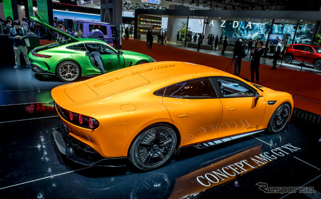 5分で400km分を充電！ メルセデス、未来の4ドアスポーツカー『AMG GT