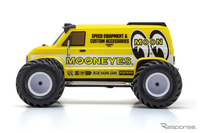京商とMOONEYES、1970年代風フルサイズバンのR/Cカー共同開発