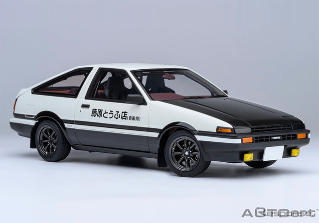 頭文字D』30周年記念、「ハチロク」最終仕様が18分の1ミニカーに…東京