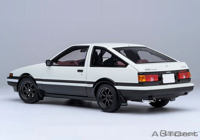 頭文字D』30周年記念、「ハチロク」最終仕様が18分の1ミニカーに…東京