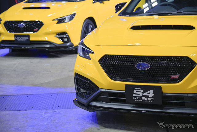 黄色いスバル『レヴォーグ』と『WRX S4』発売！「STI Sport R-Black
