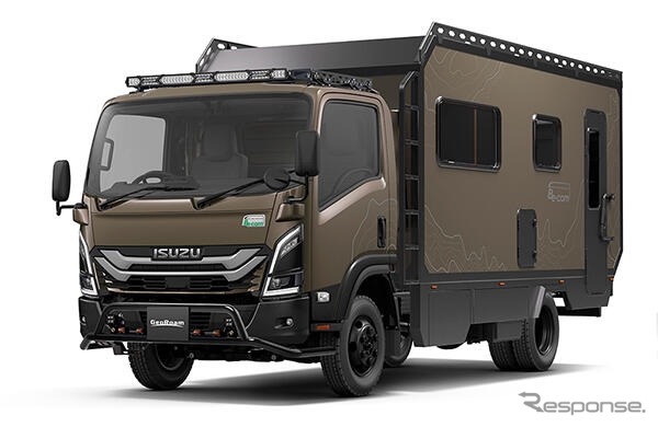 いすゞがキャンピングカー専用シャシーにワイドキャブロング追加