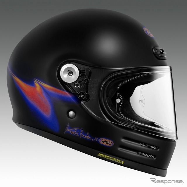 B'z稲葉浩志とSHOEIヘルメットがコラボ！『Glamster』『J・O＋』に受注