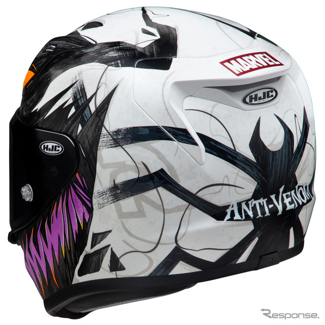 アンチヴェノム」がフルフェイスヘルメットに、HJC『RPHA 12 アンチ