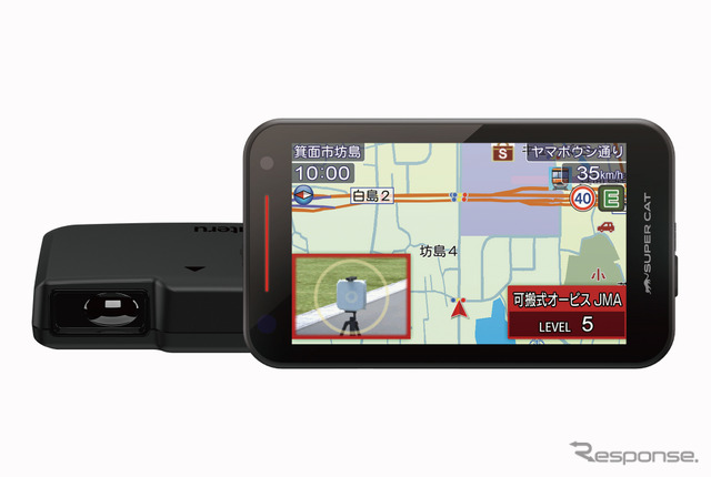 国内すべての移動式取締機に対応、ユピテルがレーザー＆レーダー探知機