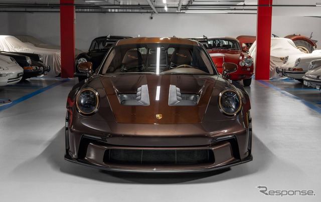 ポルシェ『911 GT3 RS』、特注の1台はマカダミアメタリック仕上げ