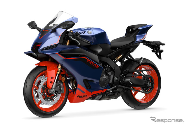 紺とバーミリオンの斬新ツートン！ ヤマハ『YZF-R9』2027年モデル発売